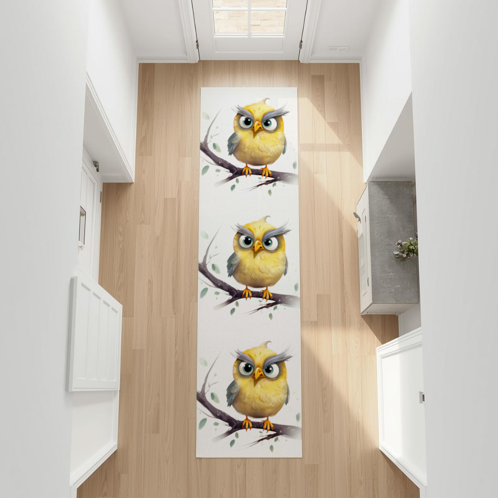 Grumpy Yellow Owl 