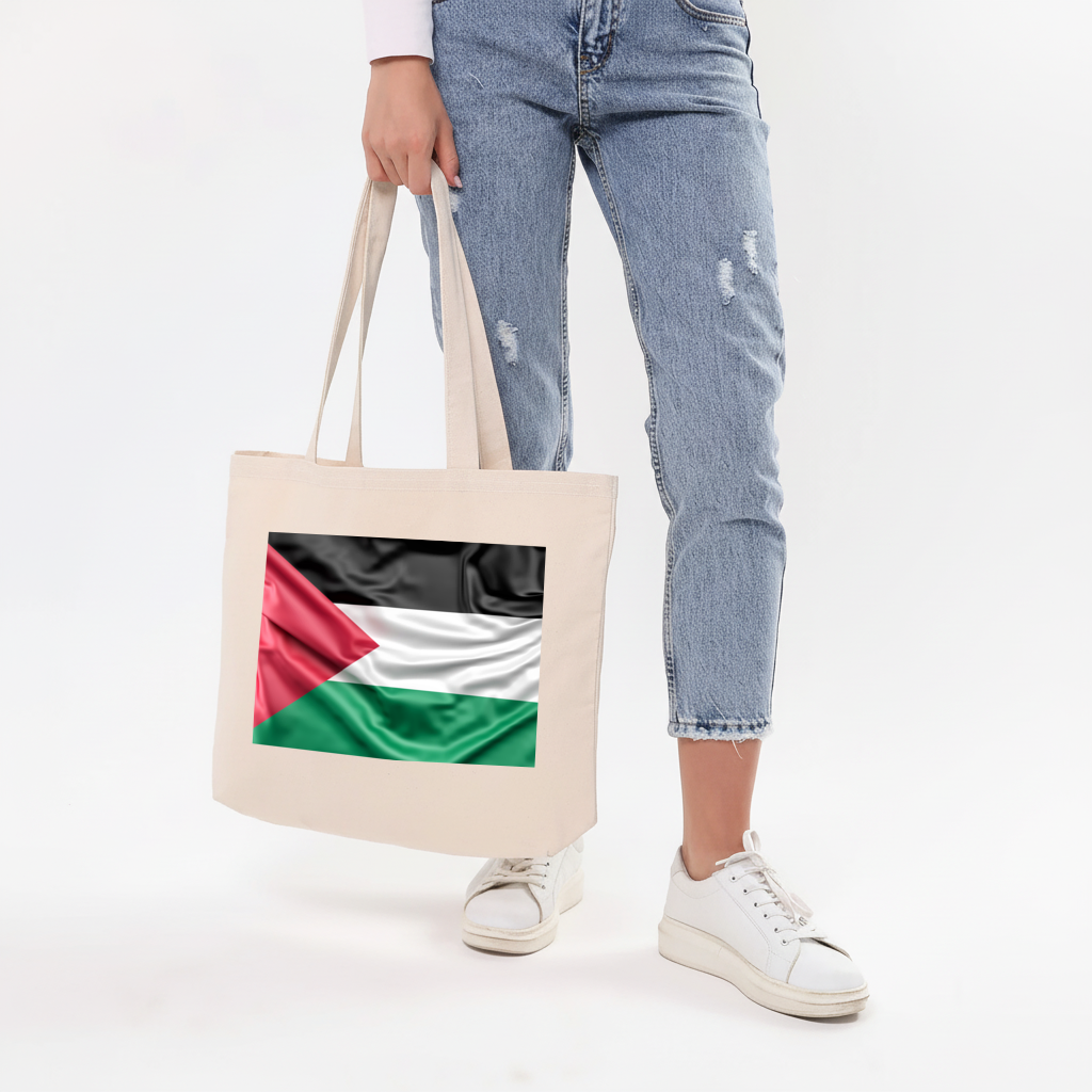 Waving Palestine Flag 