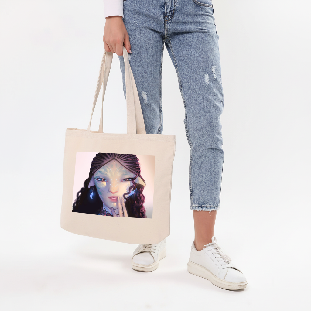 avatar Tsireya Horizontal Canvas Tote Bag
