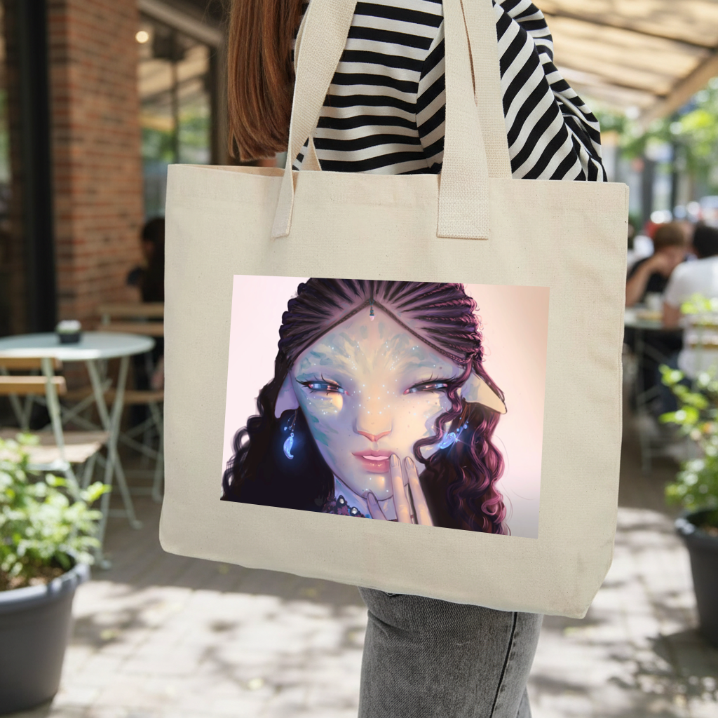 avatar Tsireya Inner Pocket Tote with Webbing Handle