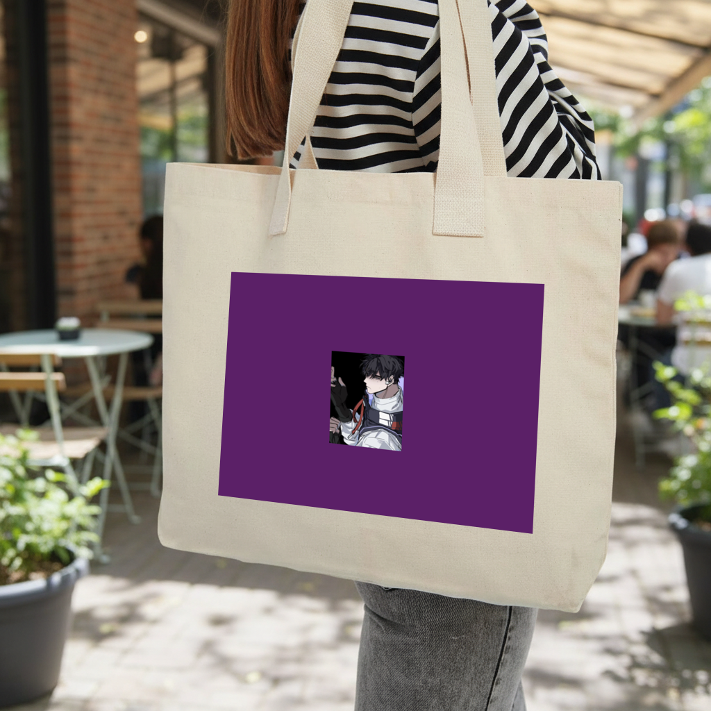 ISO VALORANT Inner Pocket Tote with Webbing Handle