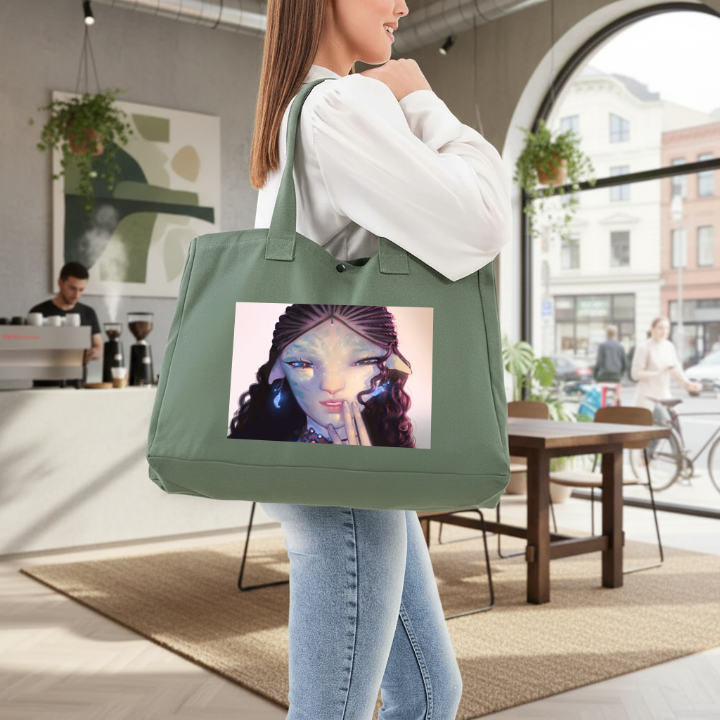 avatar Tsireya Green Bag with 3 Velcro Fasteners