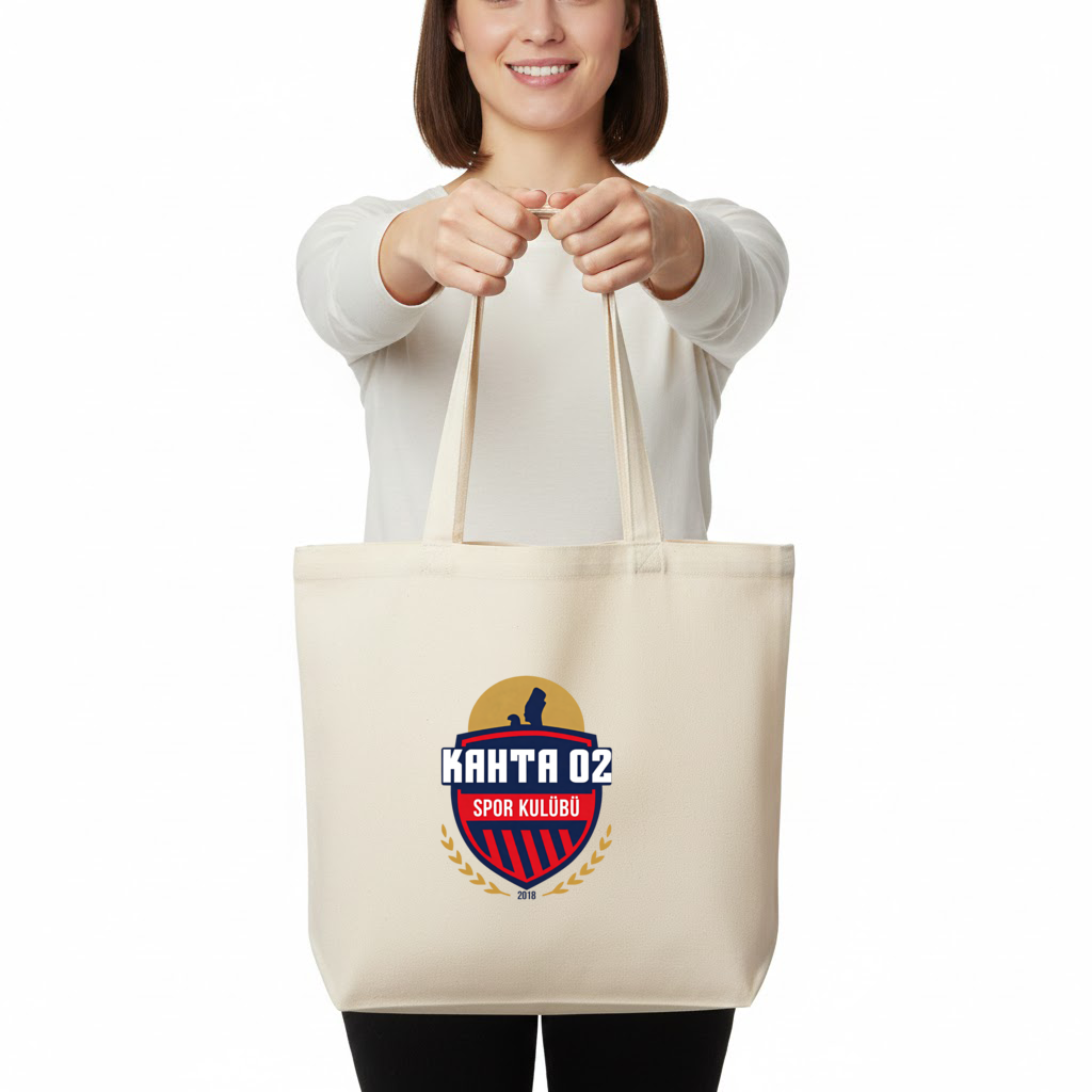 Kahta 02 Spor Kulübü Crest Horizontal Canvas Tote Bag