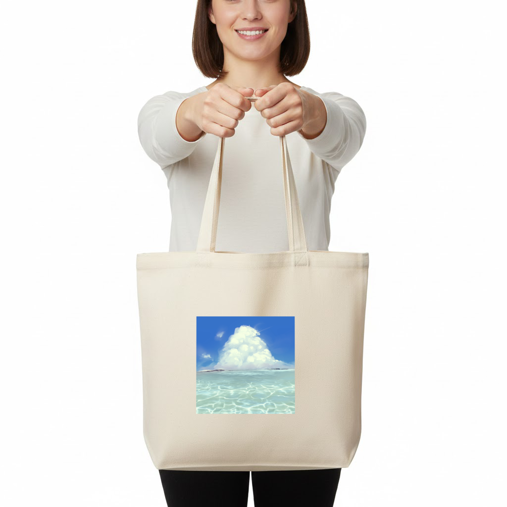 deniz manzarası Yatay Canvas Çanta