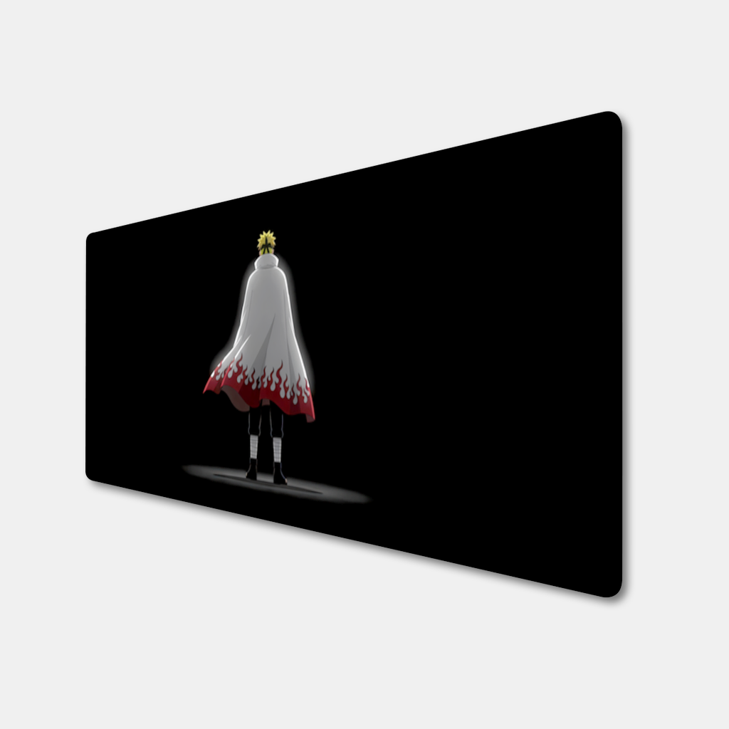 Power from Darkness Naruto Uzumaki Hokage Silhouette Mouse Pad