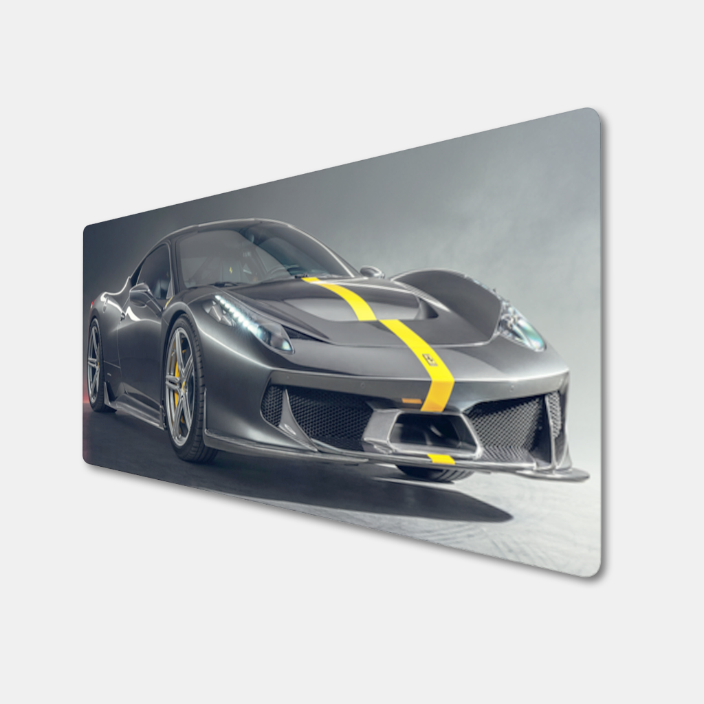 Ferrari 458 Italia Karbon Fiber Detaylı Özel Versiyon Mouse Pad