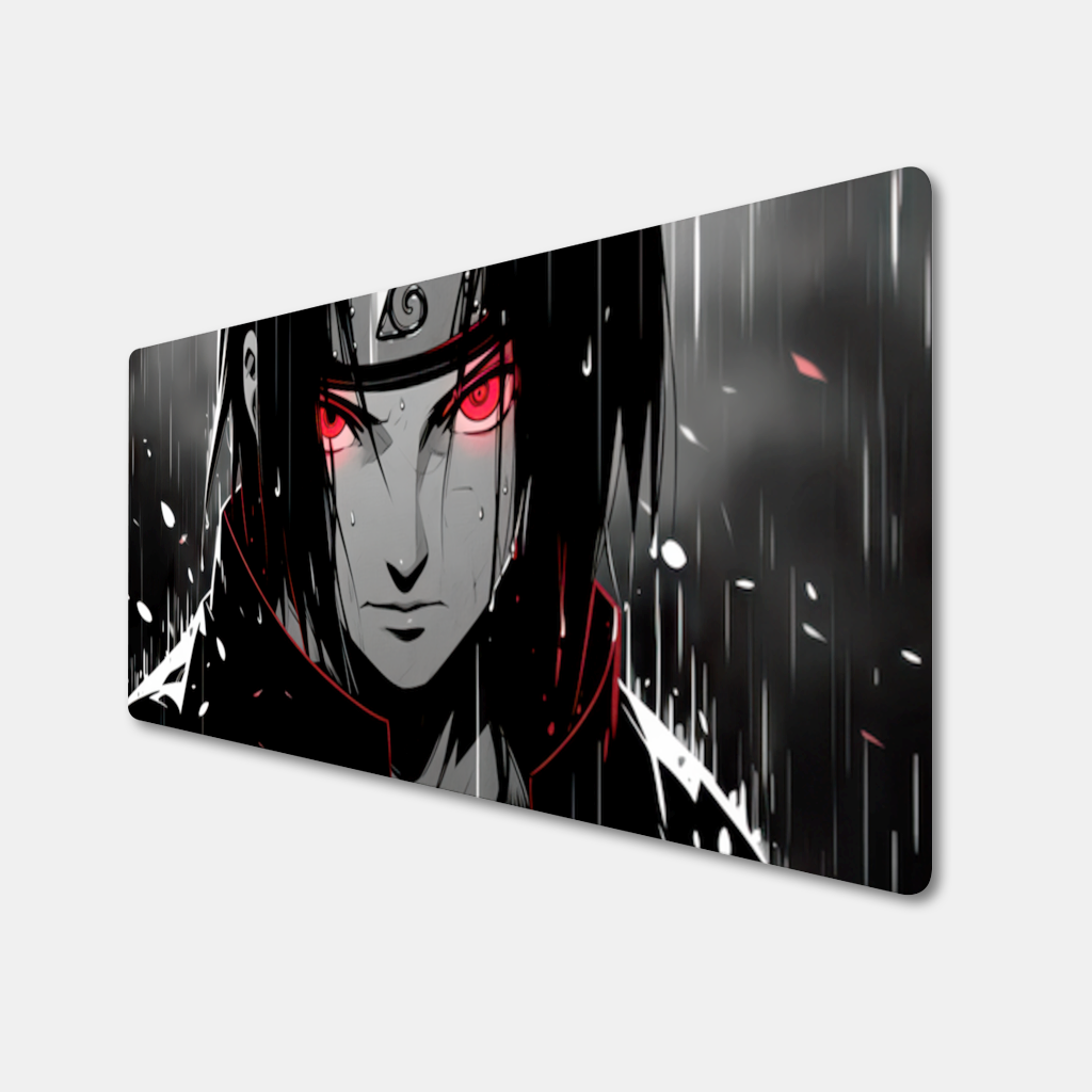 Itachi Uchiha  Yağmur Altında Sharingan Mouse Pad