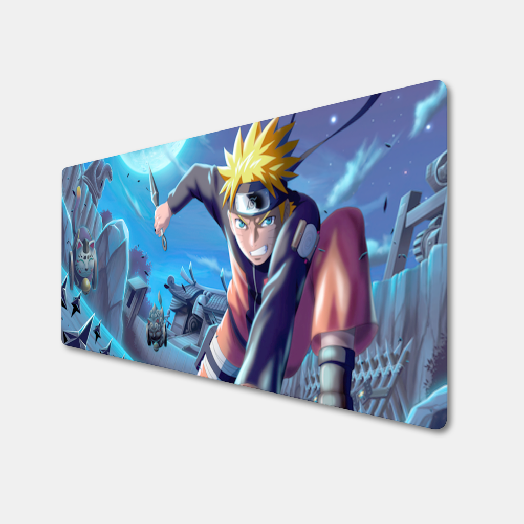 Naruto Uzumaki  Shinobi Strike Under the Moonlight Mouse Pad