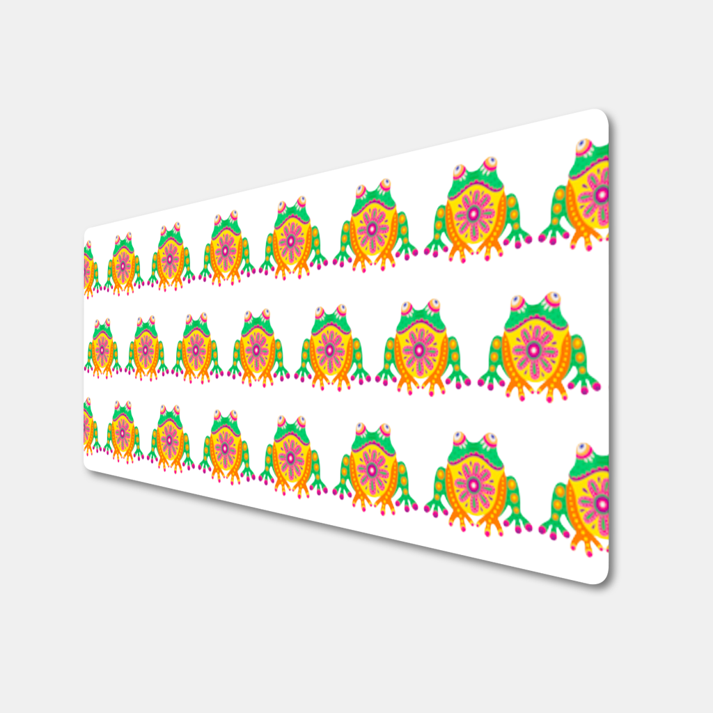 Mexican Alebrije Frog Mouse Pad