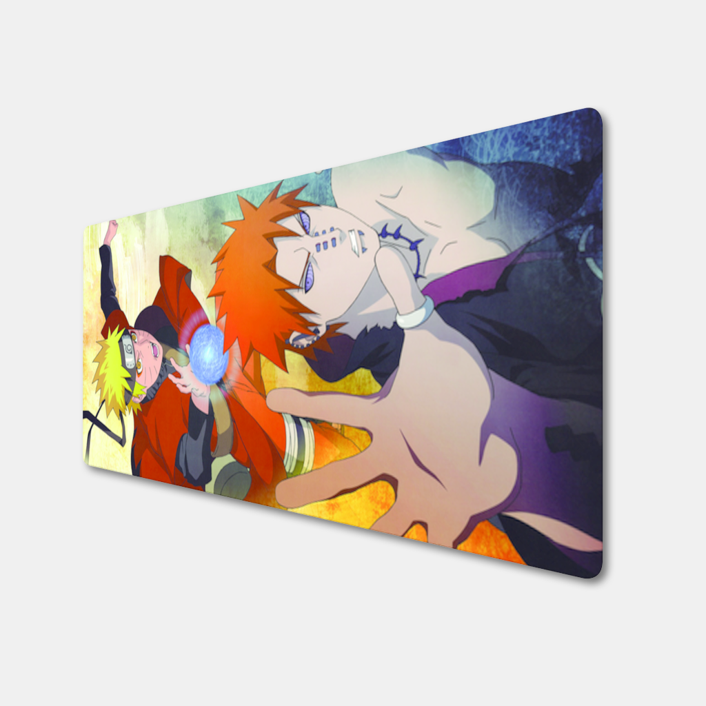 Turuncu Ninja Enerji Küresi Düellosu Mouse Pad