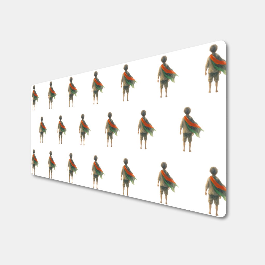 Dünyaya Arkasını Dönmüş Filistinli Çocuk Mouse Pad