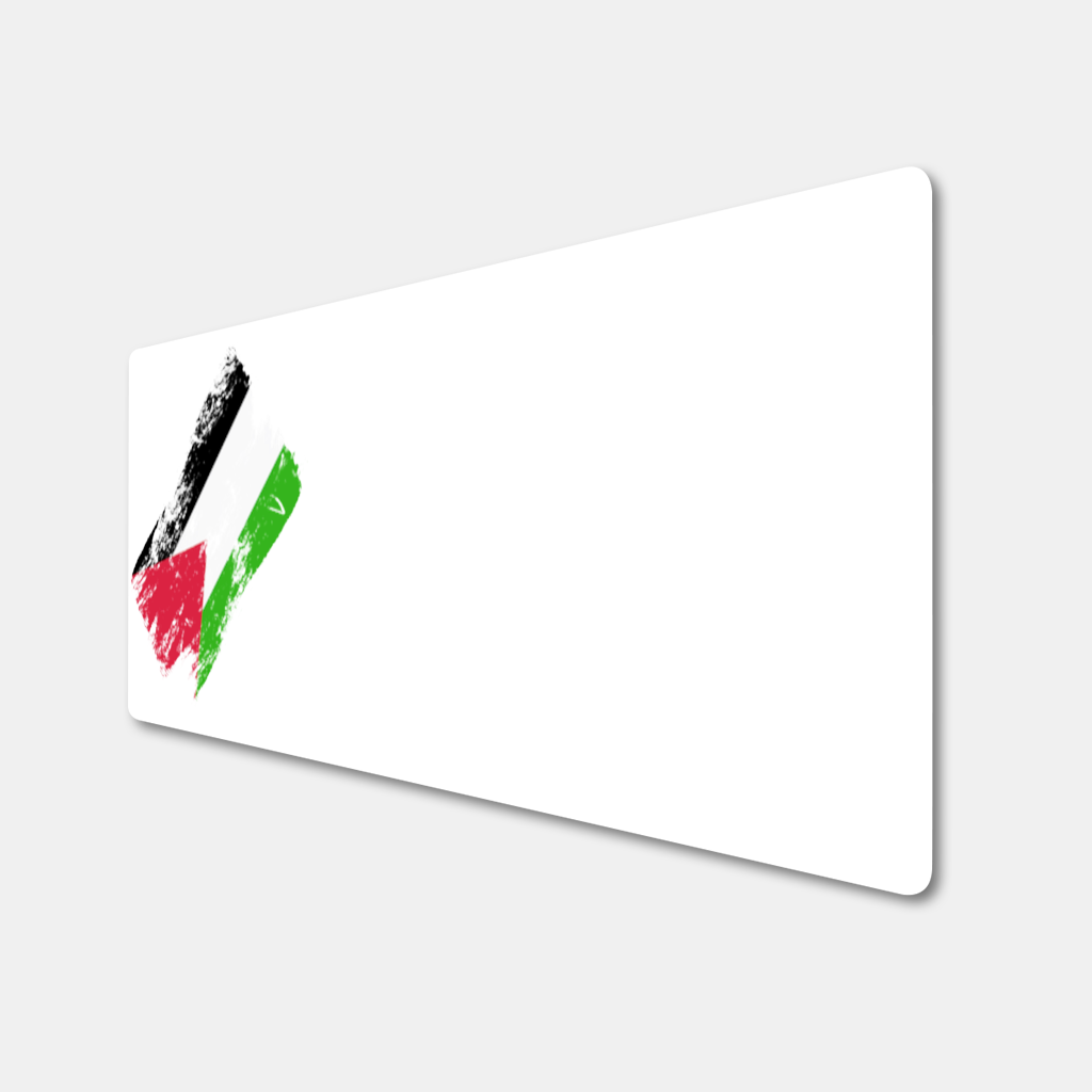 Palestine Resistance Flag Brush Stroke 