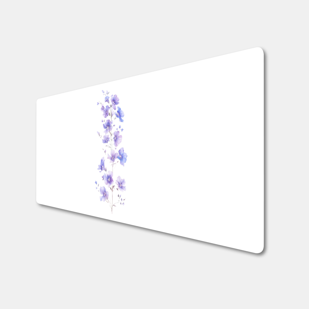 Delicate Blue Flax Wildflowers Mouse Pad