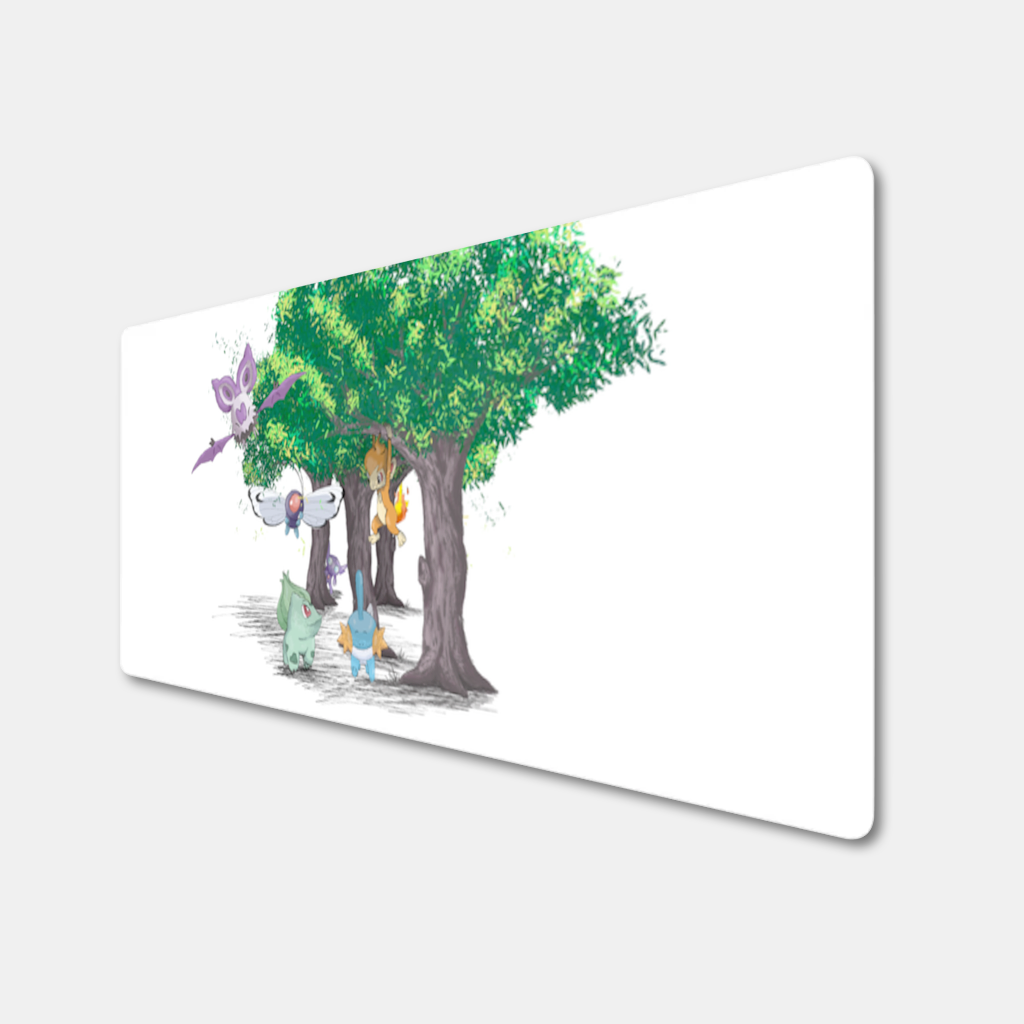 Fanmade Fakemon Characters, happy friends, anime characters Mouse Pad