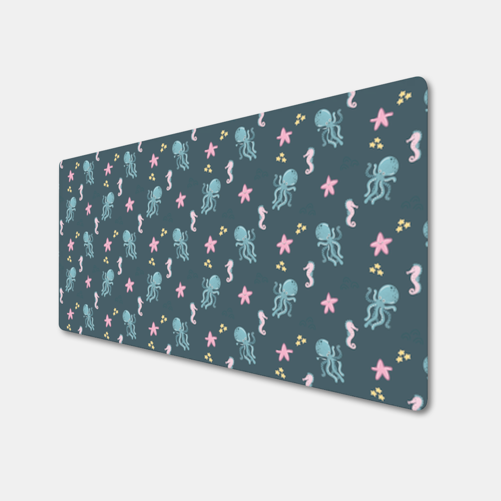 Cute Sea Creatures Mouse Pad