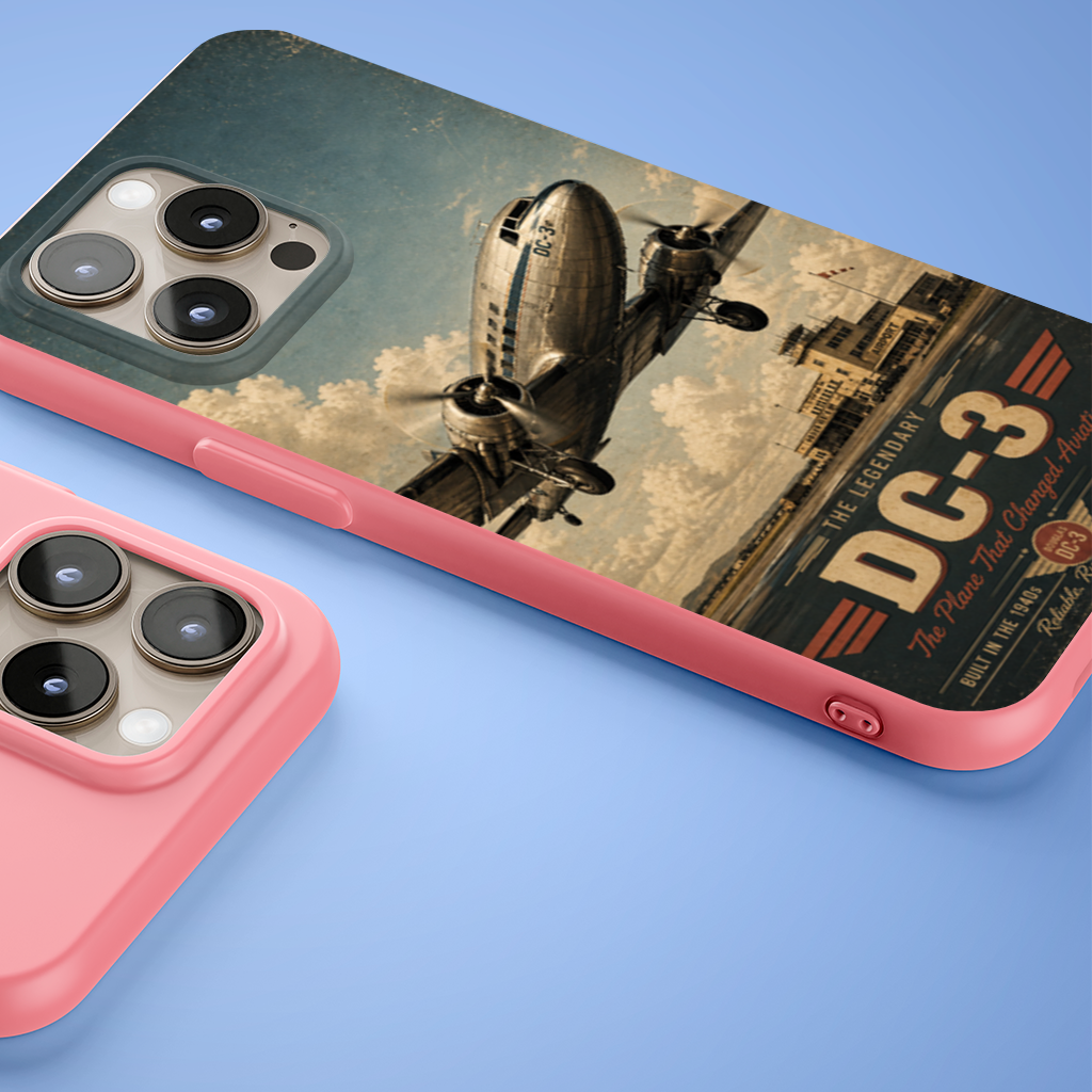 Douglas DC-3 Vintage Aviation iPhone 15 Pro Case