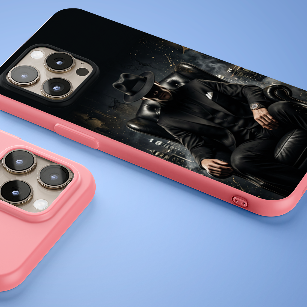 Mafia Boss Karanlık Şehir Portre iPhone 15 Pro Kılıfı
