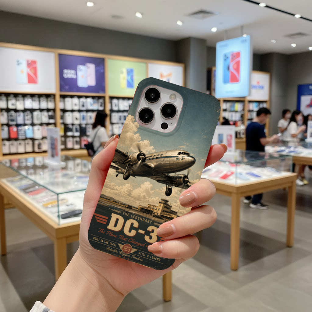 Douglas DC-3 Vintage Aviation iPhone 16 Pro Case