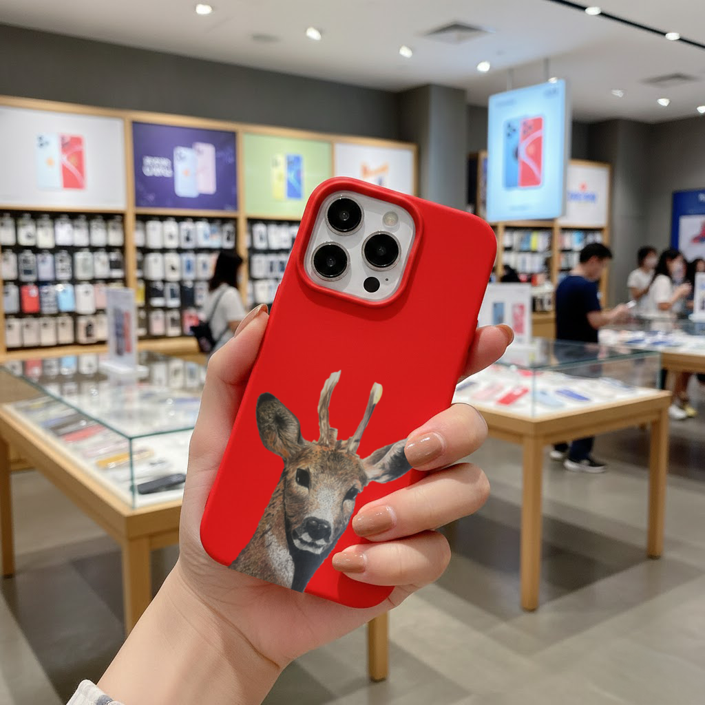 Deer colored pencil sketch iPhone 16 Pro Case