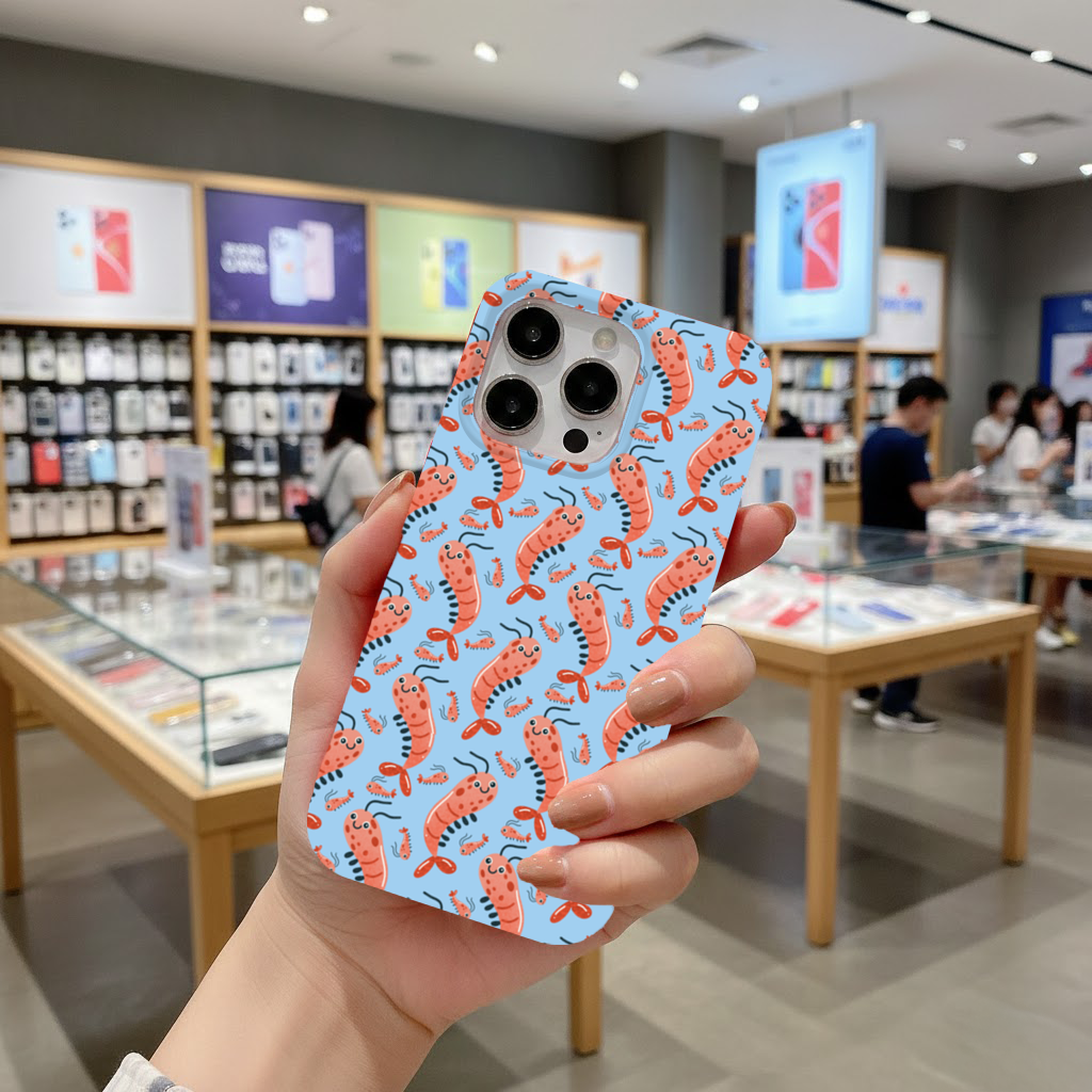 Cute Shrimps iPhone 16 Pro Case