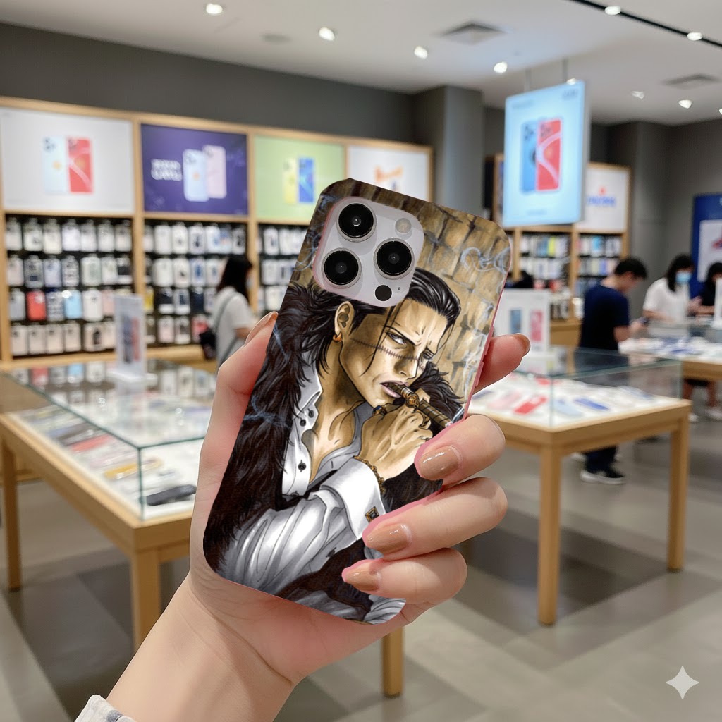 Mysterious Mafia Boss with Gold Hook iPhone 16 Pro Case