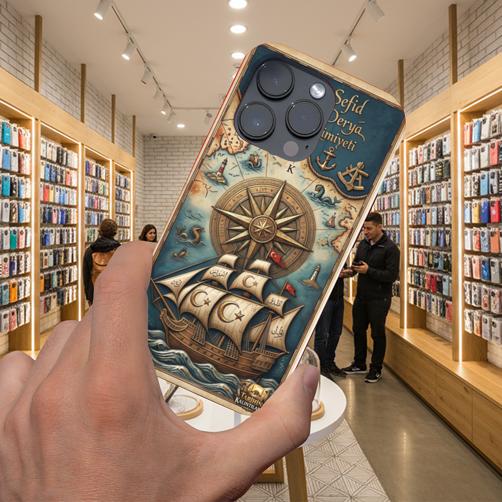 Vintage Ottoman Navy Compass Phone Case iPhone 16 Pro Case