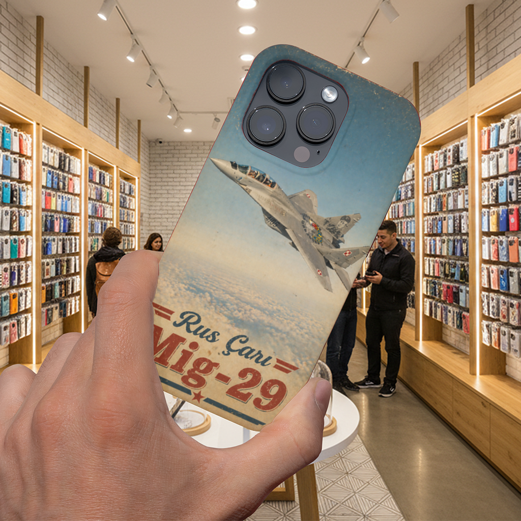 Russian Tsar Mig-29 Fighter Jet Retro iPhone 16 Pro Case