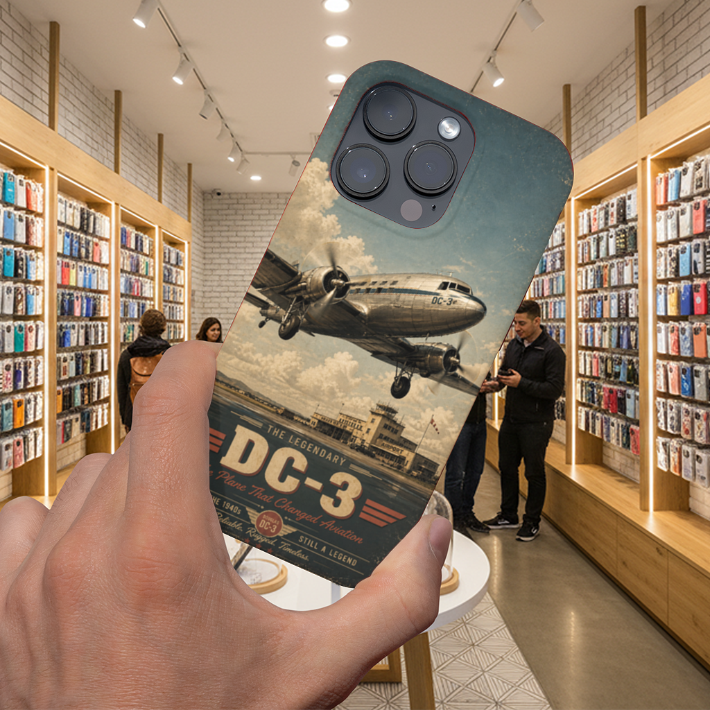 Douglas DC-3 Vintage Aviation iPhone 16 Pro Case