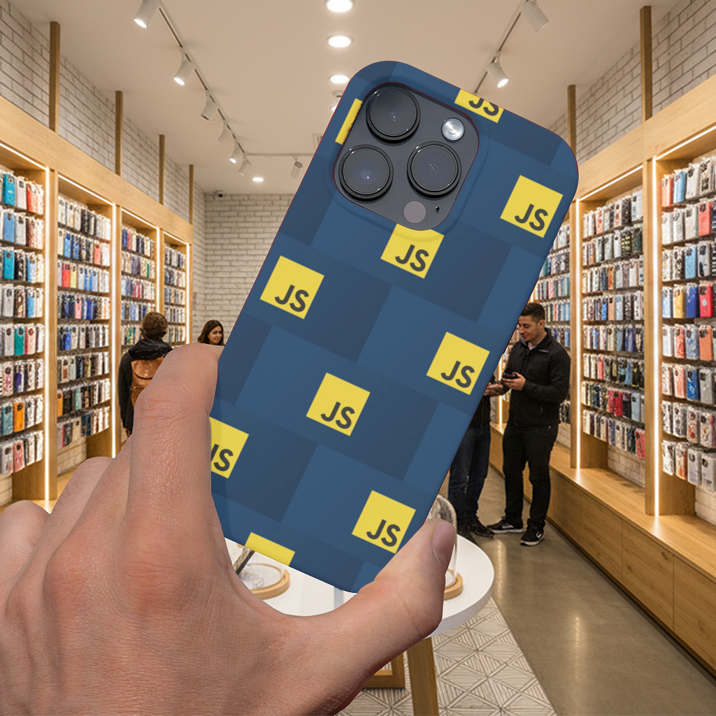 Javascript baskılı mükemmel ürün iPhone 16 Pro Case