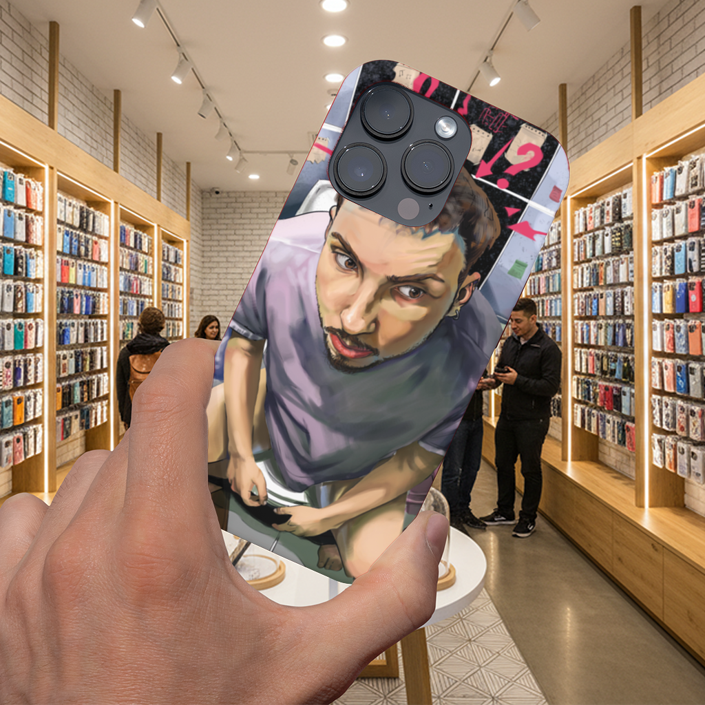 Toilet allegory iPhone 16 Pro Case