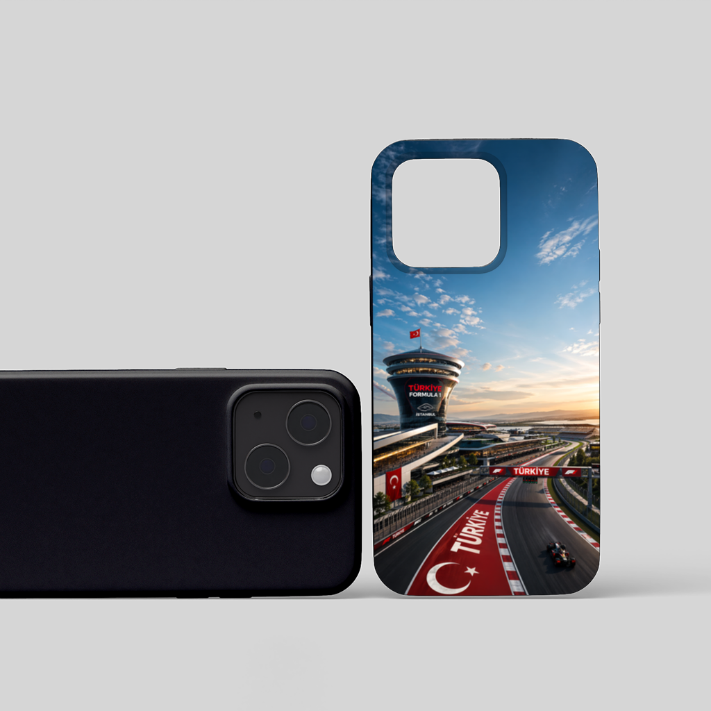 Istanbul Race Track at Sunset iPhone 15 Case