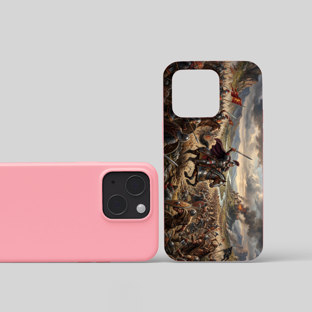 Epic Battle Scene iPhone 15 Case