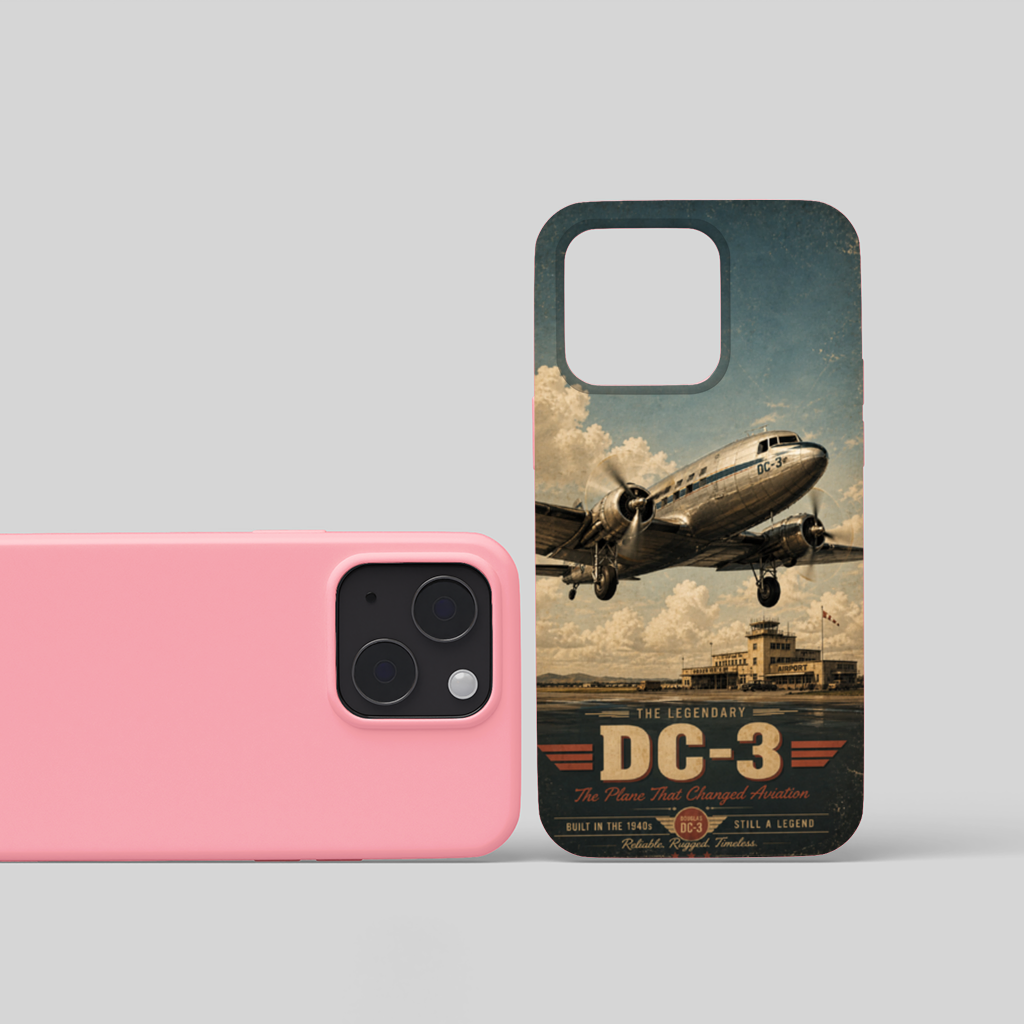 Douglas DC-3 Vintage Aviation iPhone 15 Case