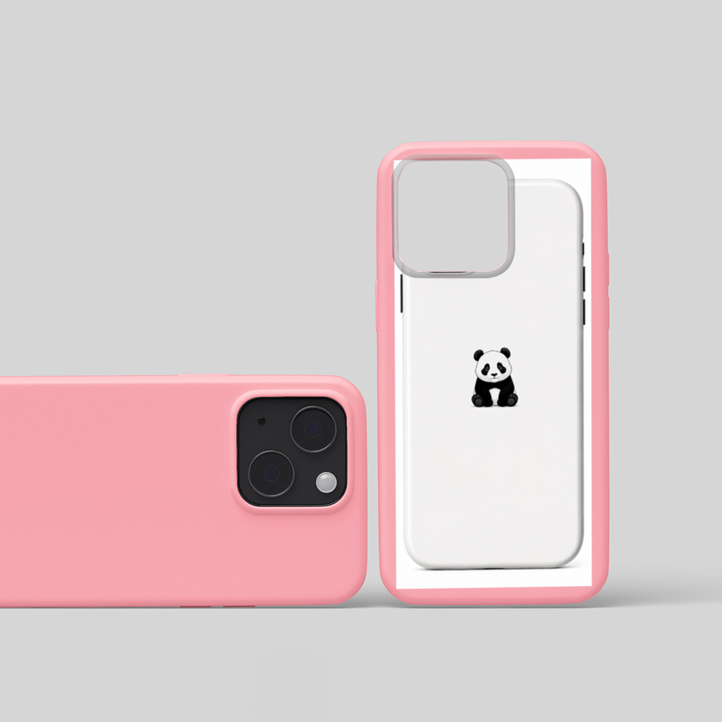 Minimalist Panda Phone Case iPhone 15 Case