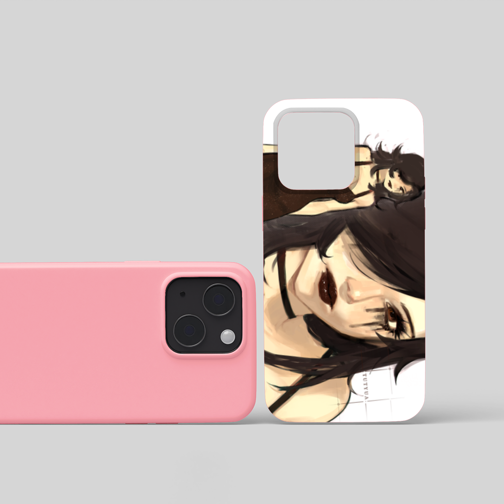 Anime Kız İllüstrasyonu iPhone 15 Kılıfı