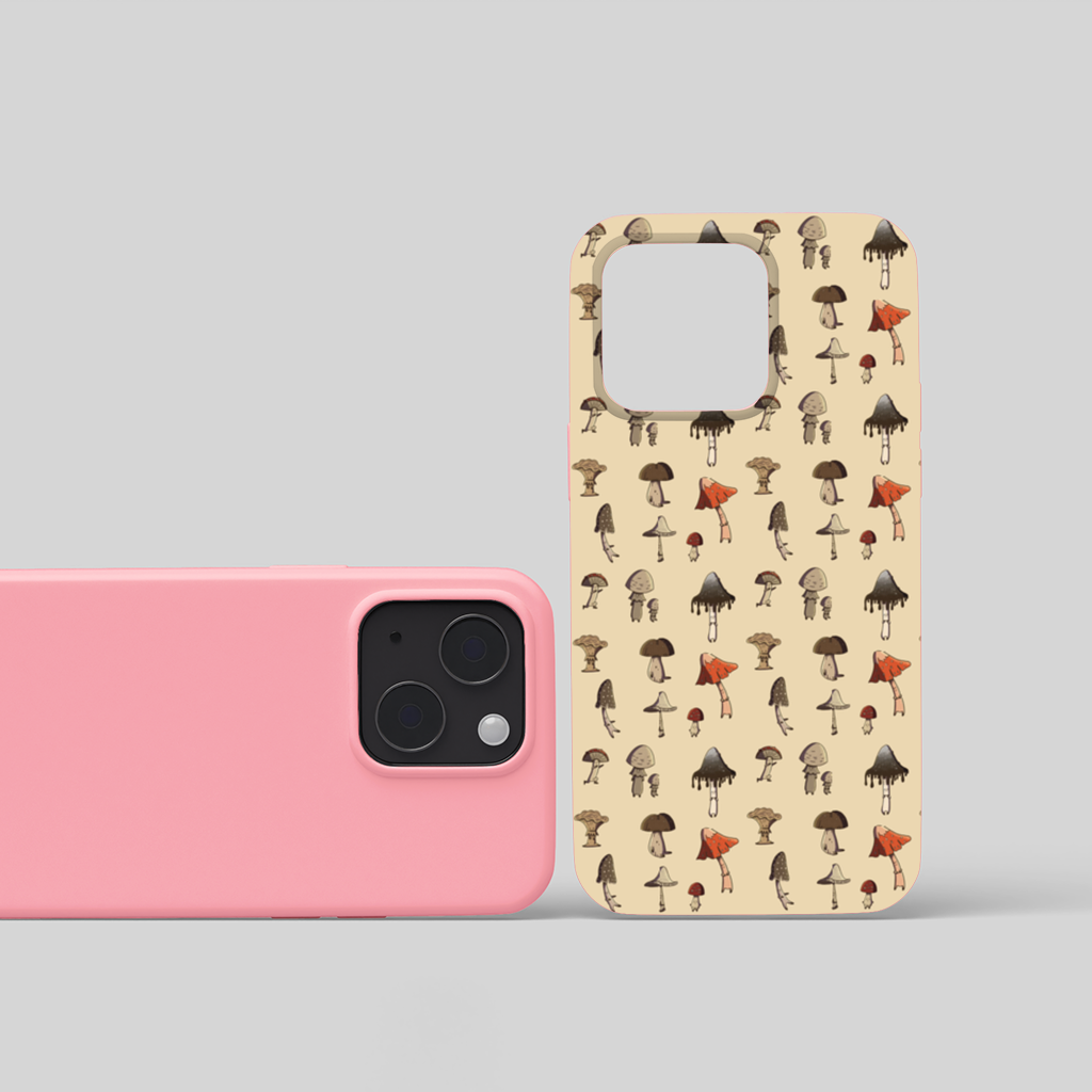 Sad Mushrooms iPhone 15 Case