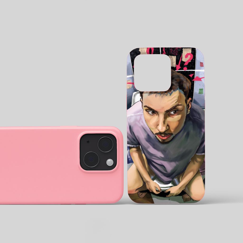 Toilet allegory iPhone 15 Case