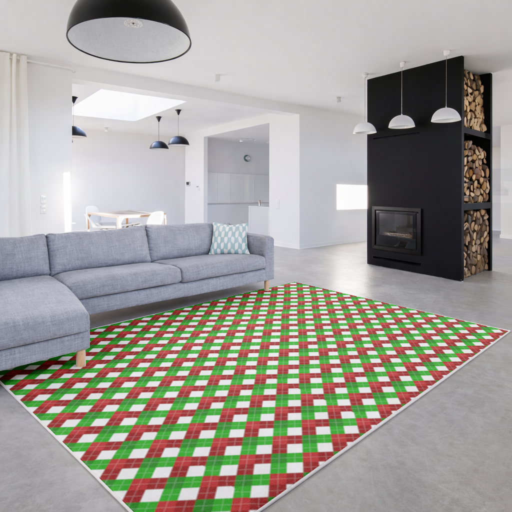 Red Green Argyle Plaid Background Pattern 