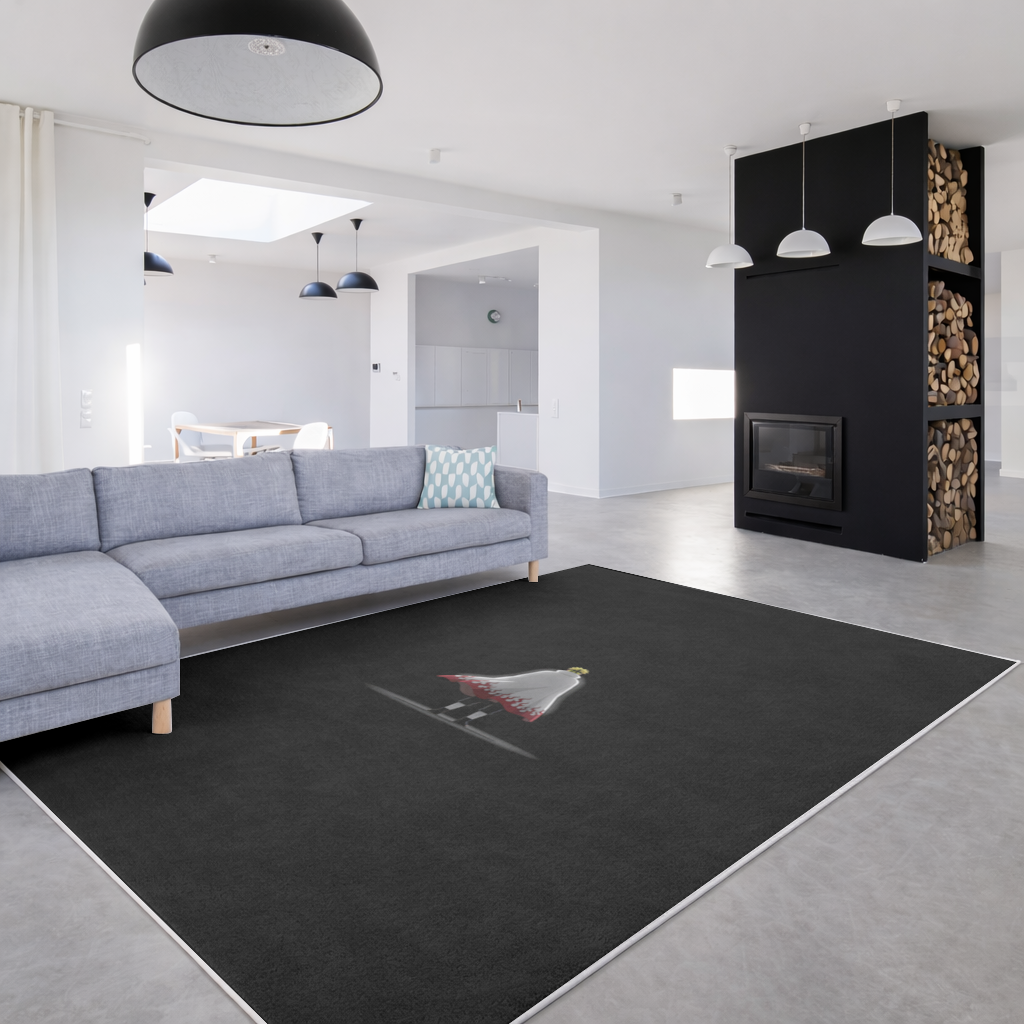 Power from Darkness Naruto Uzumaki Hokage Silhouette Living room carpet