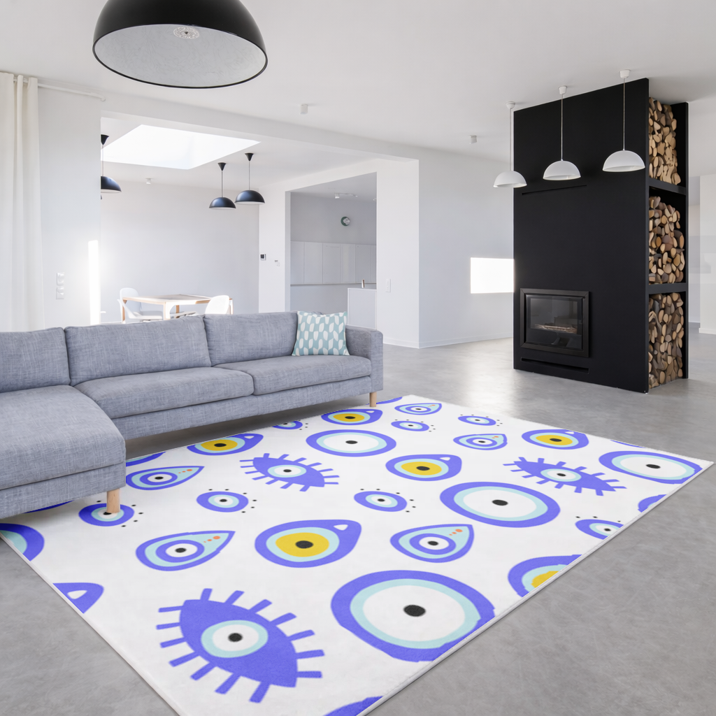 Evil Eye Pattern Living room carpet