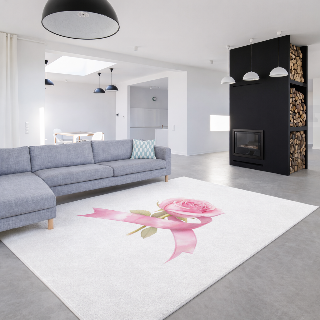 Breast Cancer Awareness Pink Rose 