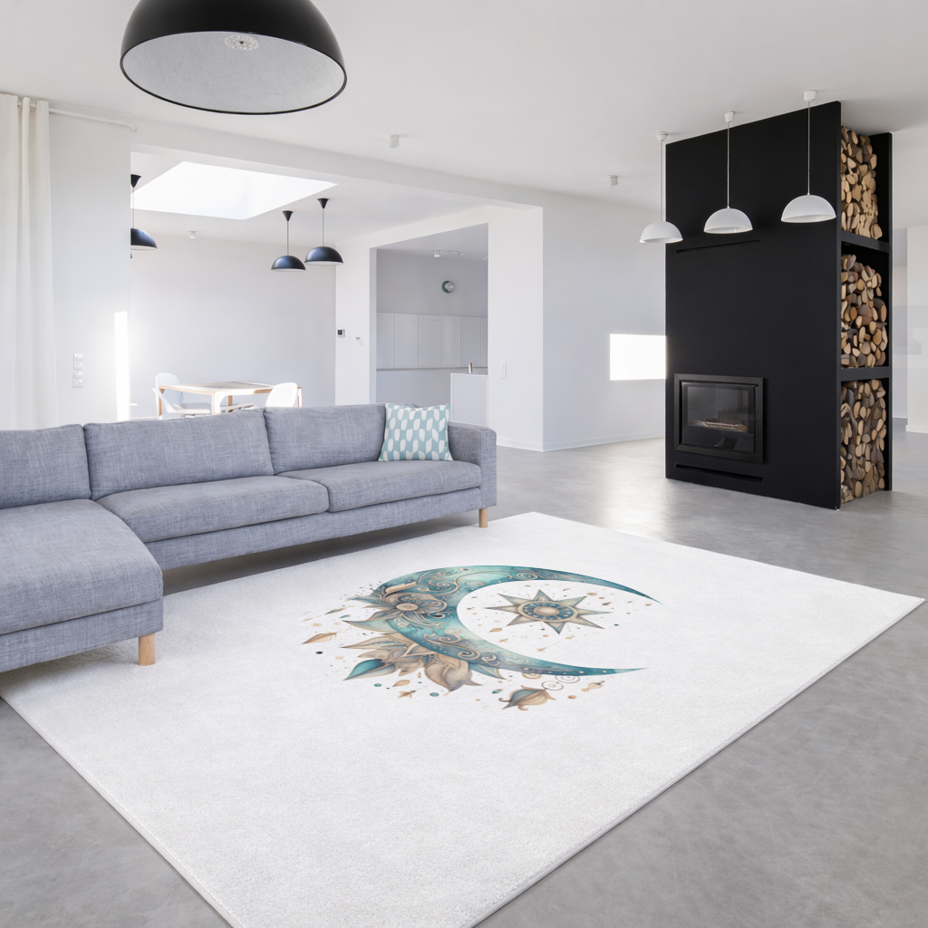 Boho Göksel Güneş ve Ay Salon Halısı