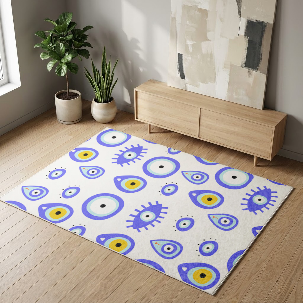 Evil Eye Pattern Living room carpet