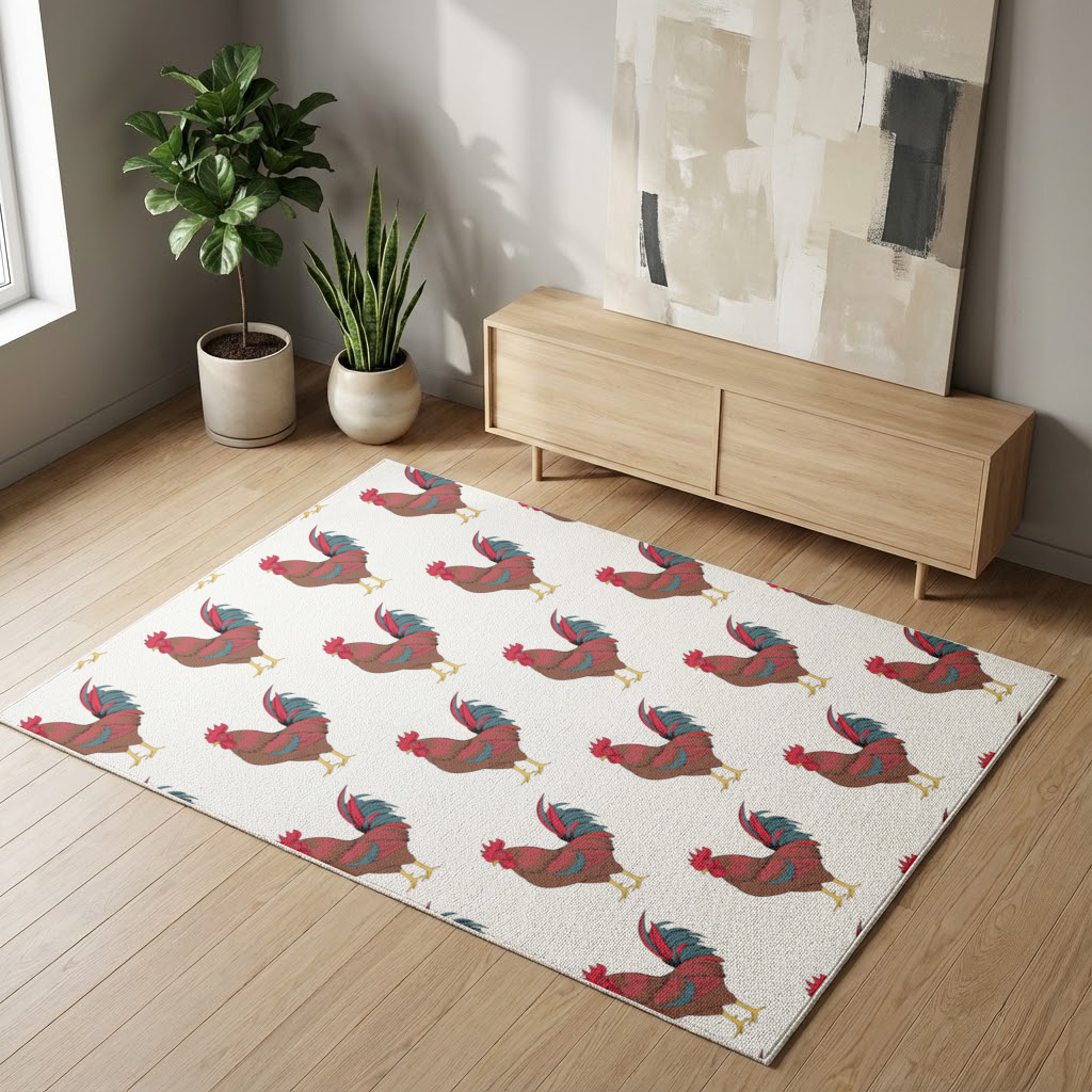 Wilson Lo Siento Retro Graphic Art Living room carpet