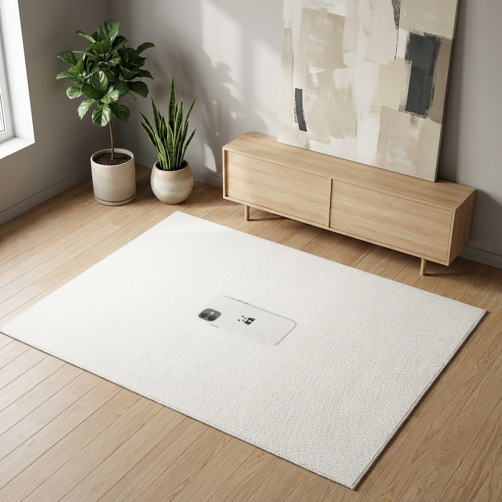 Minimalist Panda Phone Case Living room carpet