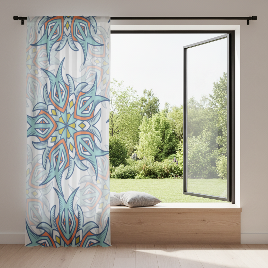 An abstract visual Drapes