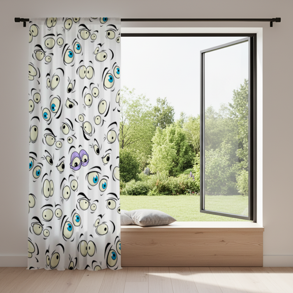 Funny Cartoon Eyes Pattern 