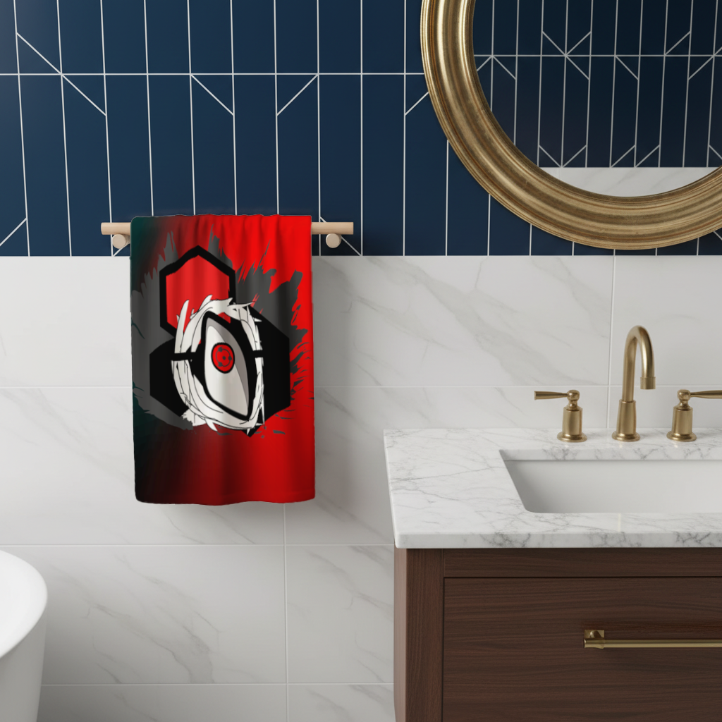 Mystic Red Eye Hexagon Hand Towel