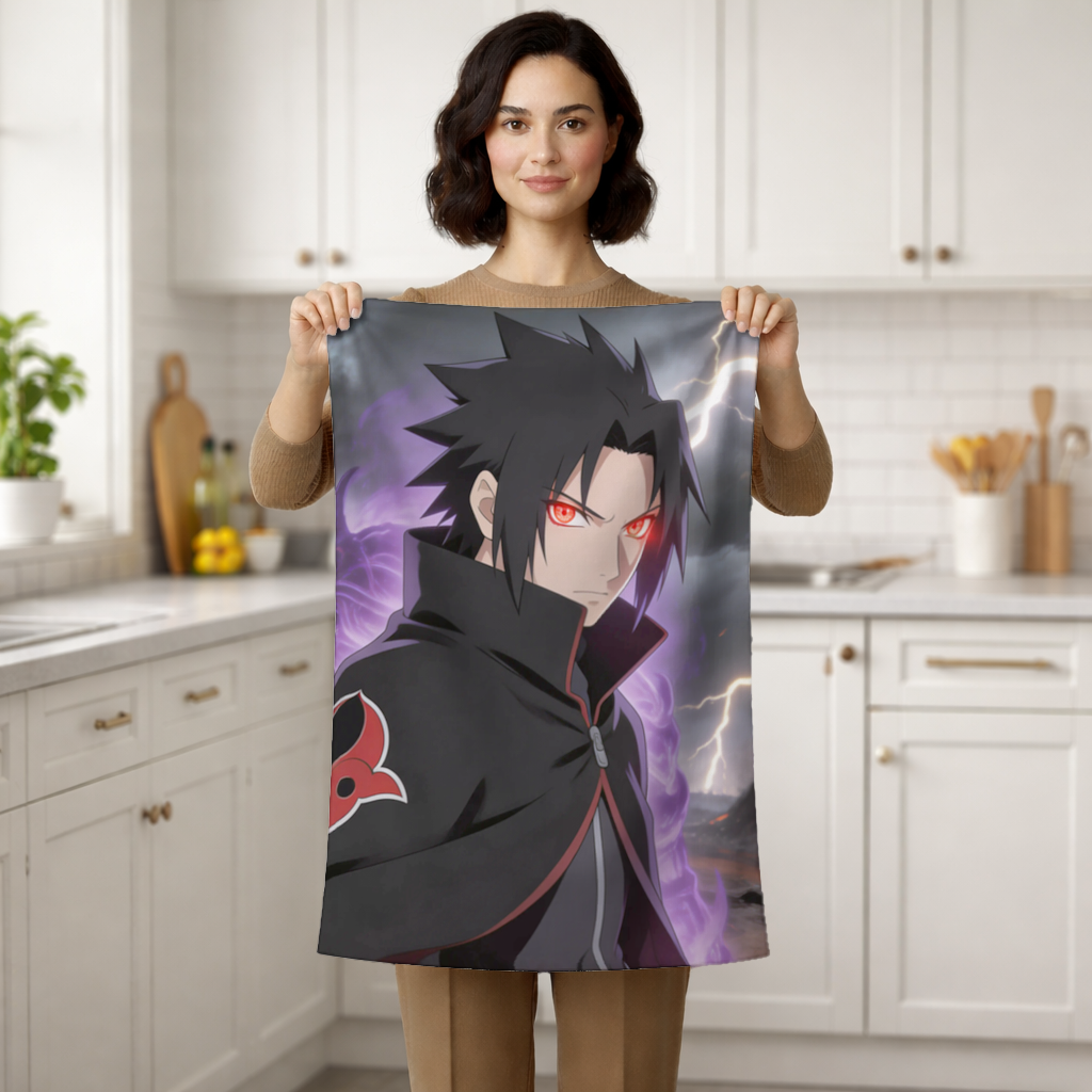 Sasuke Ebedi Mangekyo Güç Yükselişi El Havlusu