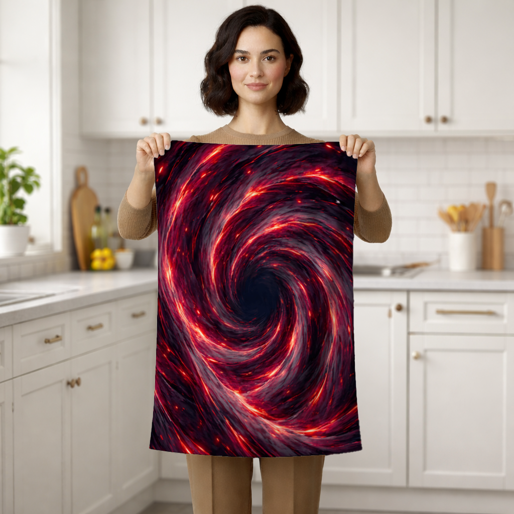 Uchiha Brothers Eternal Black Flames of Amaterasu Hand Towel